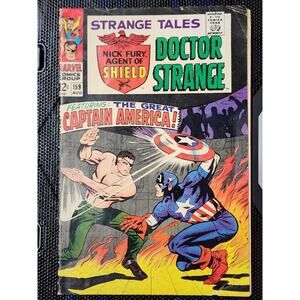 STRANGE TALES #159 1967 Marvel Comics, Steranko 1st Work, First Val, Madam Hydra
